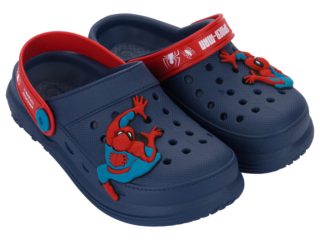 Sandalia Infantil Azul Marino Spiderman157 Ipanema