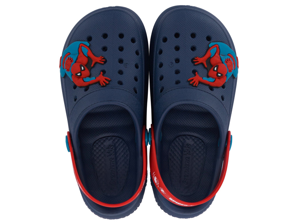 Sandalia Infantil Azul Marino Spiderman157 Ipanema