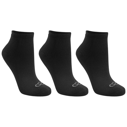 TRIPACK CALCETINES CORTOS NEGRO MUJER