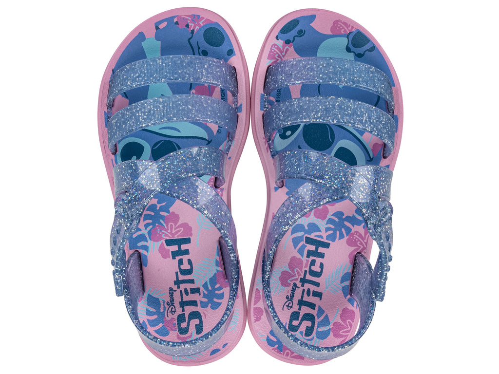 Sandalia Infantil Azul/Rosa Stich Sweet Ipanema