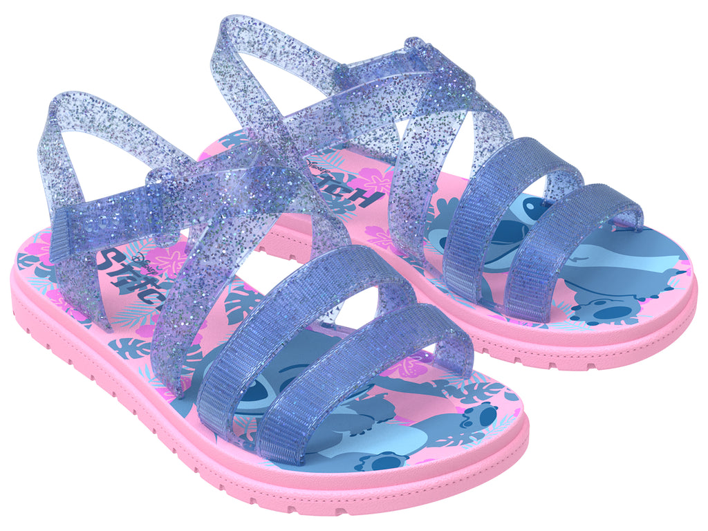 Sandalia Infantil Azul/Rosa Stich Sweet Ipanema