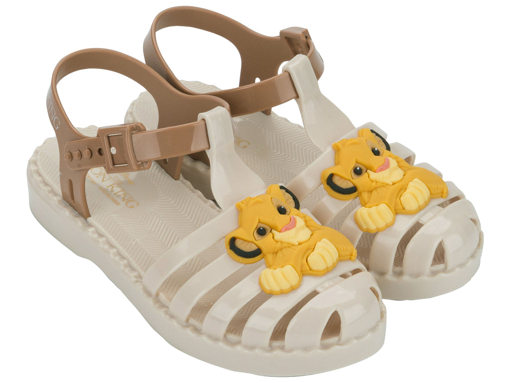 Sandalia Infantil Beige Disney Duo Ipanema
