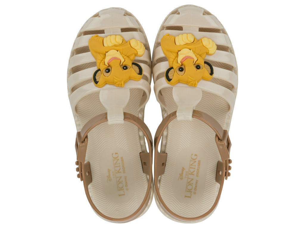 Sandalia Infantil Beige Disney Duo Ipanema