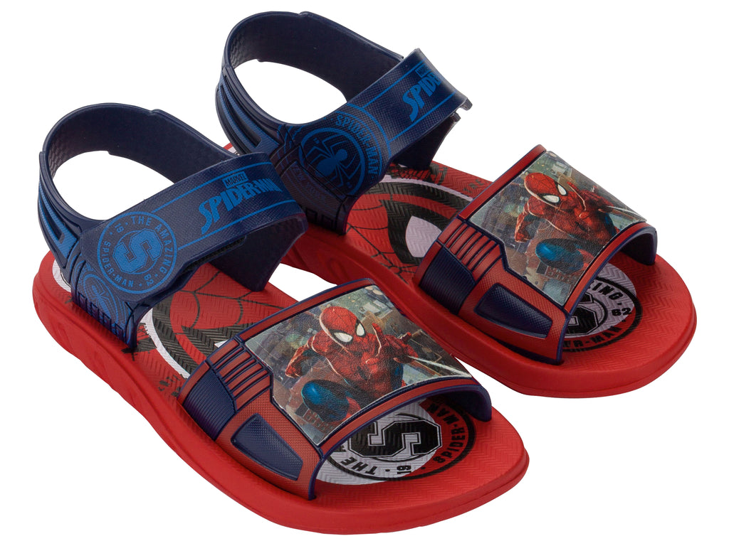 Sandalia Infantil Rojo/Azul Marvel Team Ipanema