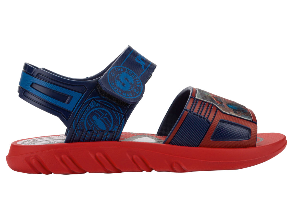 Sandalia Infantil Rojo/Azul Marvel Team Ipanema