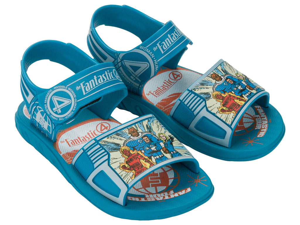 Sandalia Infantil Azul 4 Fantasticos Ipanema