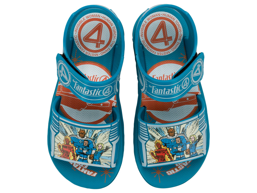 Sandalia Infantil Azul 4 Fantasticos Ipanema