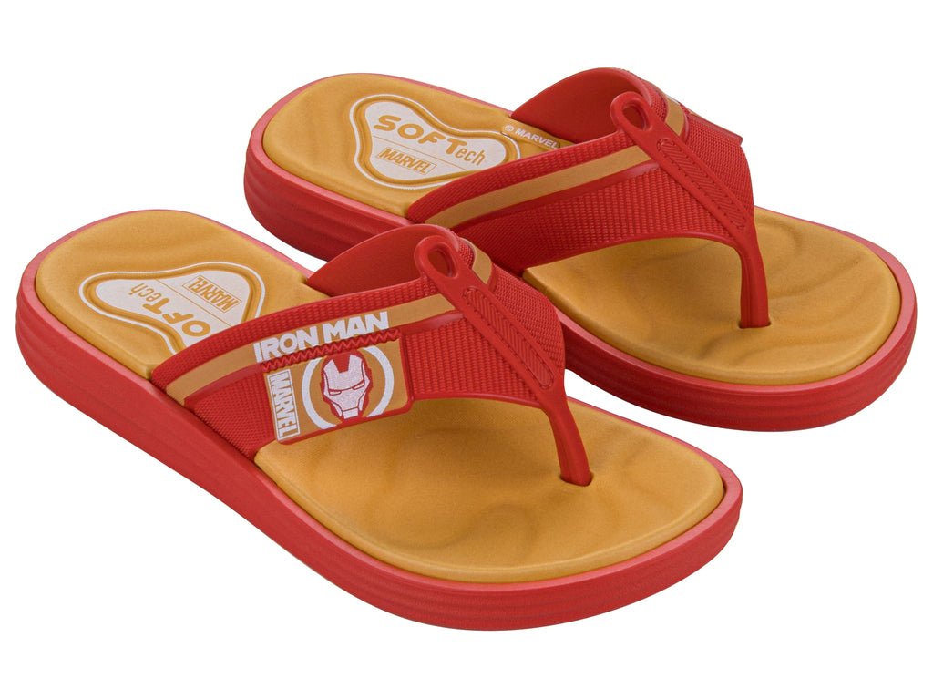 Sandalia Infantil Rojo/Amarillo Marvel Ipanema