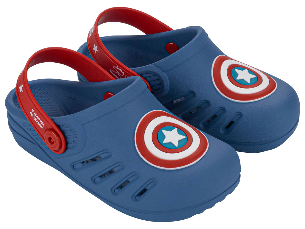 Sandalia Infantil Azul Capitan America Ipanema