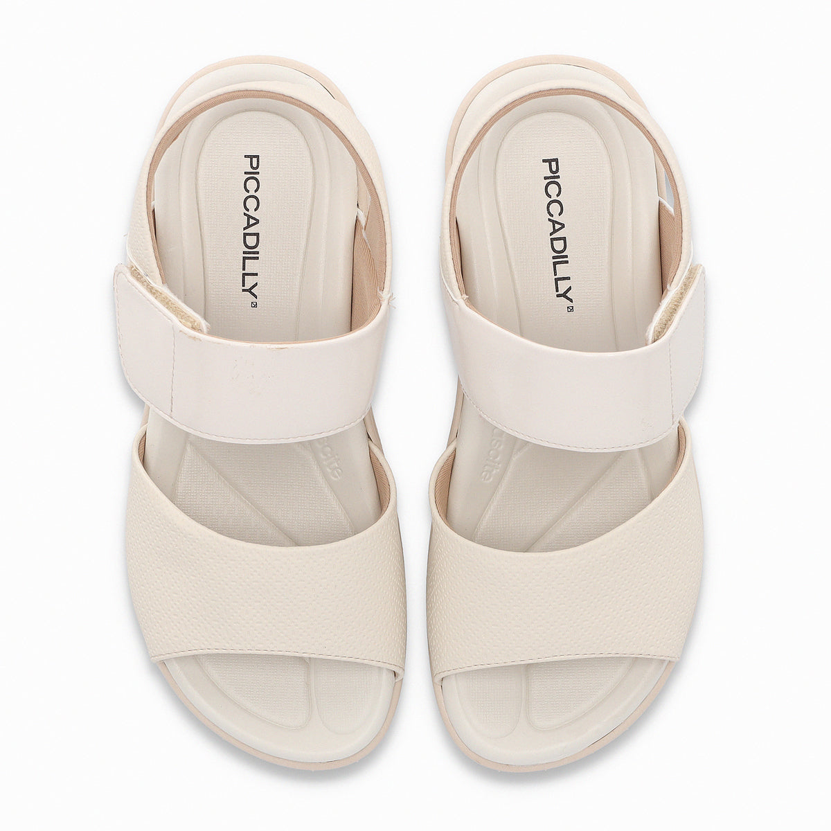 Sandalia Mujer Crema Fascitis Anabela 15 Piccadilly