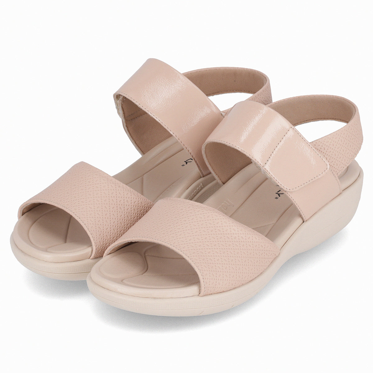 Sandalia Mujer Rosado Fascitis Anabela 15 Piccadilly