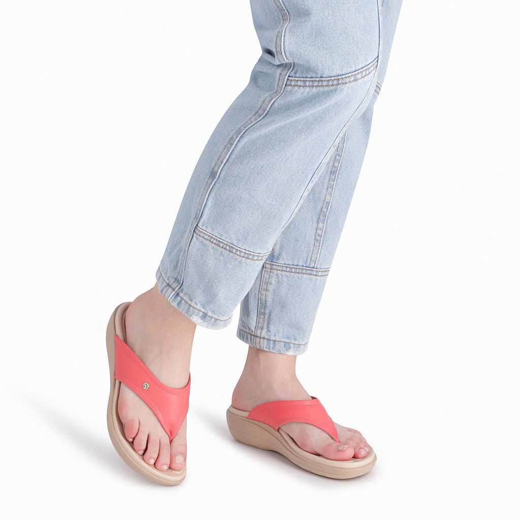 Sandalia Mujer Coral Fascitis Anabela 16 Piccadilly