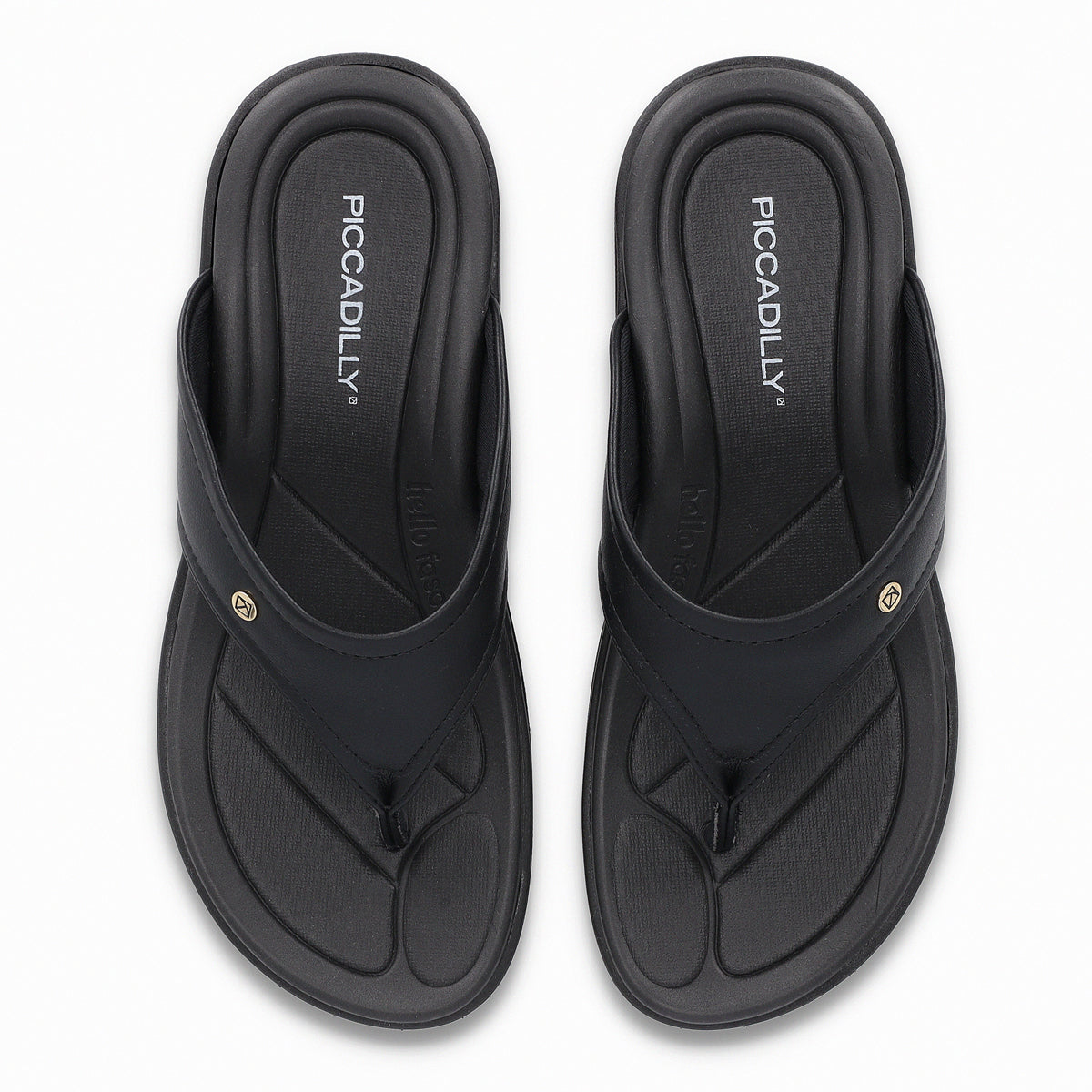 Sandalia Mujer Negro Fascitis Anabela 16 Piccadilly