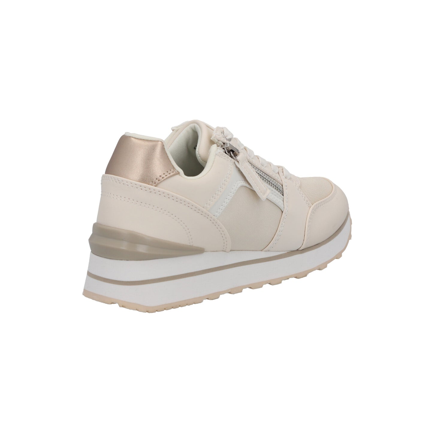 Zapatilla Urbana Mujer Beige Frida Detogni