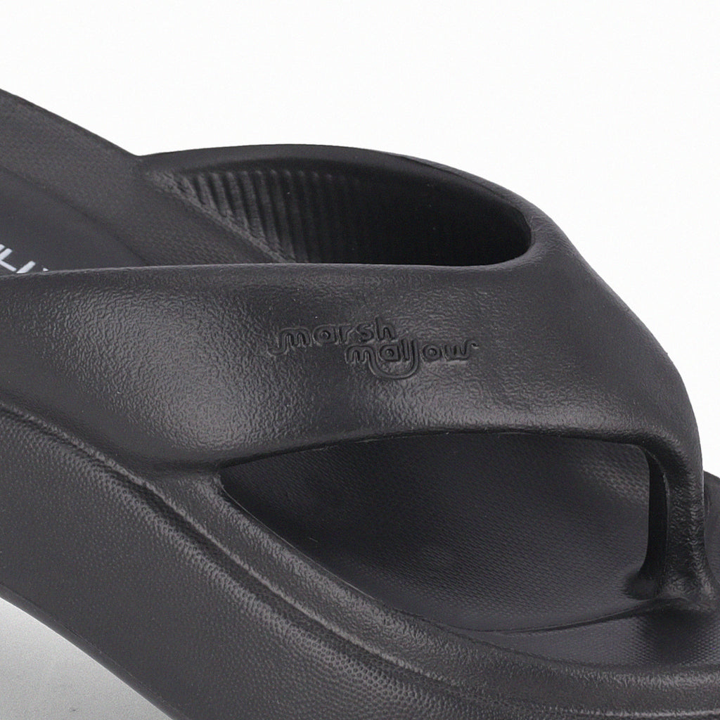 Sandalia Mujer Negro Marshmallow Plataforma Piccadilly