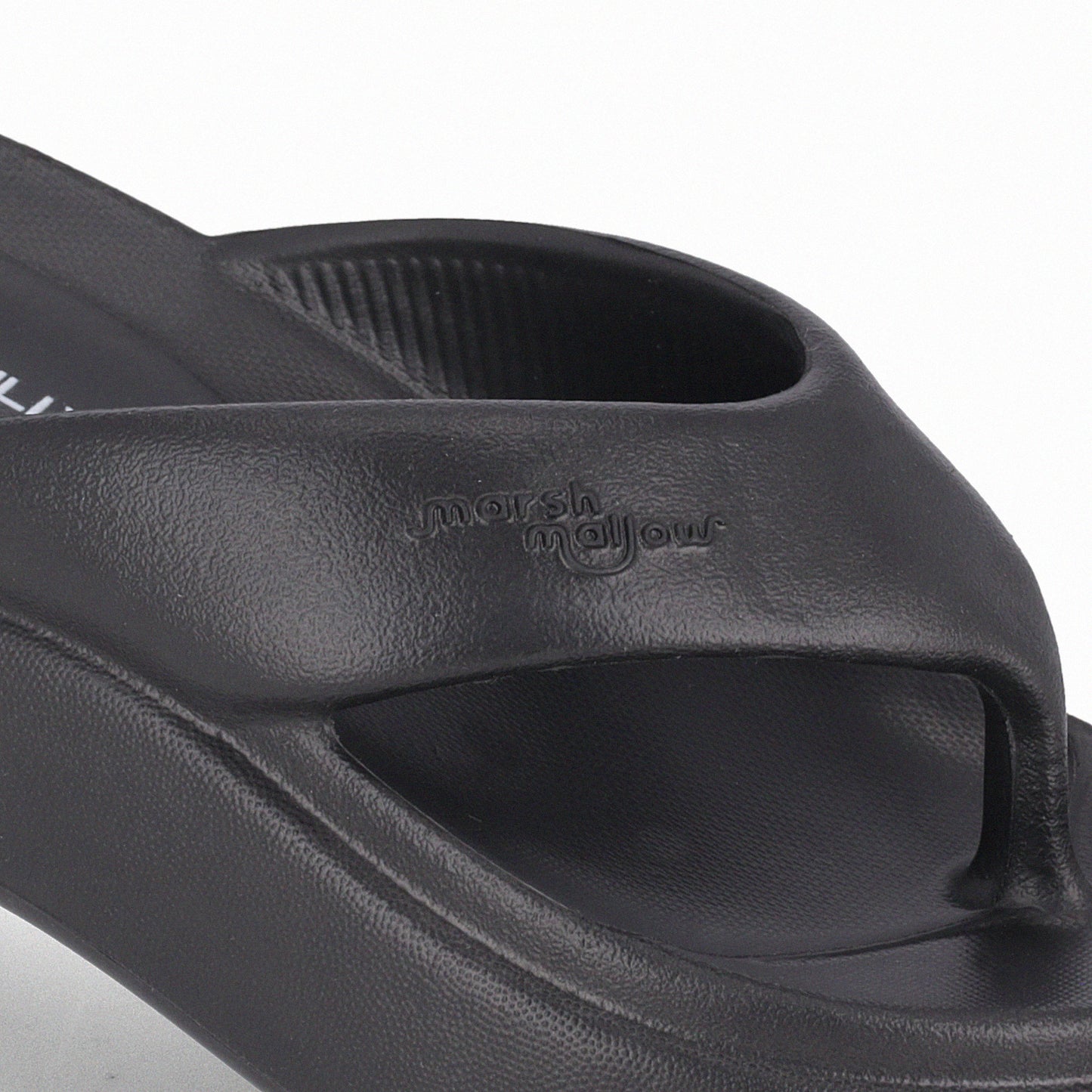 Sandalia Mujer Negro Marshmallow Plataforma Piccadilly