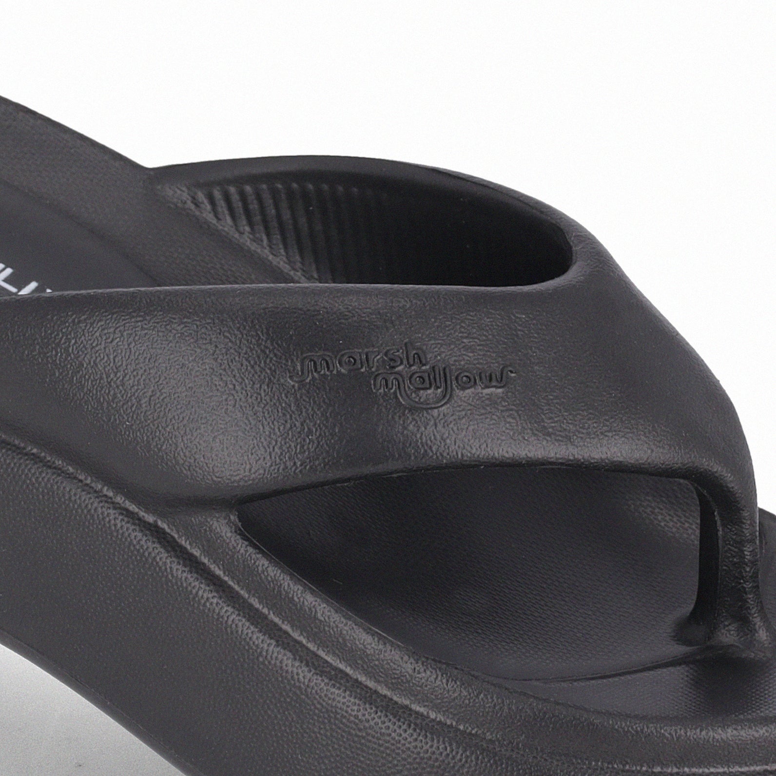 Sandalia Mujer Negro Marshmallow Plataforma Piccadilly