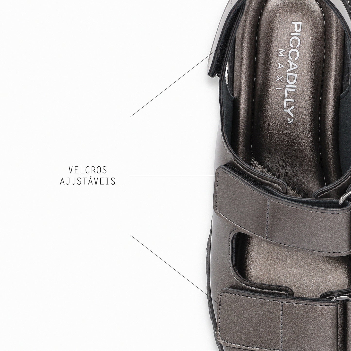 Sandalia Mujer Peltre Nathalia Piccadilly