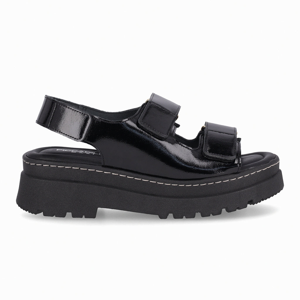 Sandalia Mujer Negro Nathalia Piccadilly