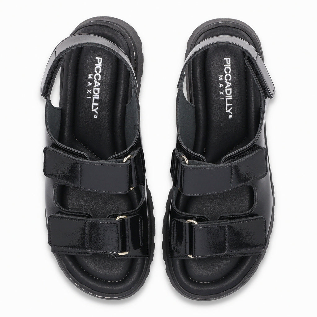 Sandalia Mujer Negro Nathalia Piccadilly