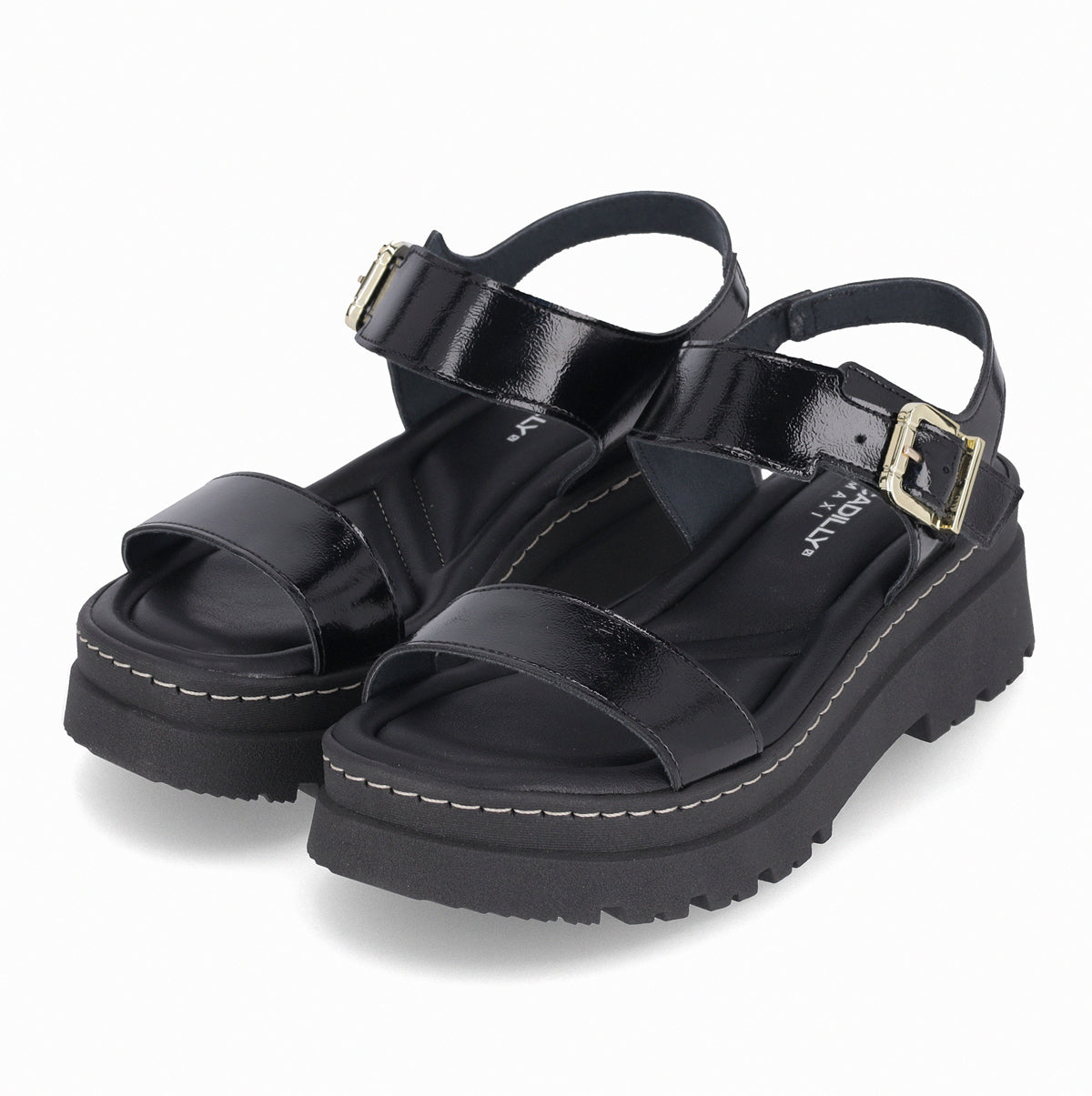 Sandalia Mujer Negro/Charol Nathalia 402 Piccadilly