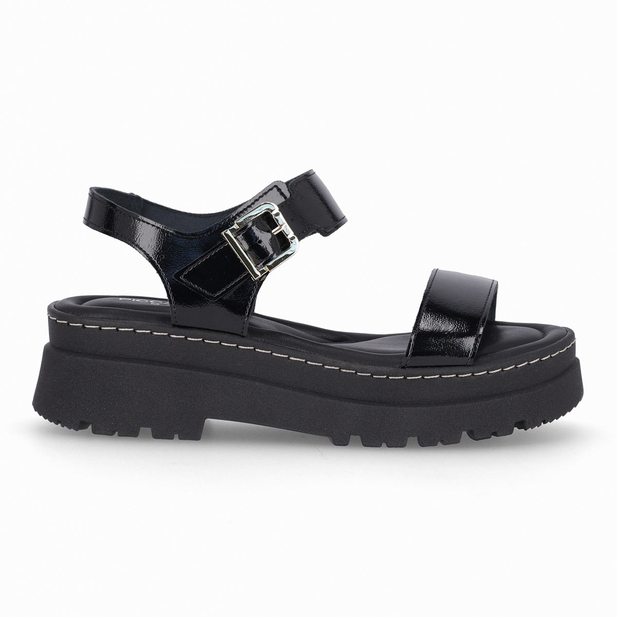 Sandalia Mujer Negro/Charol Nathalia 402 Piccadilly