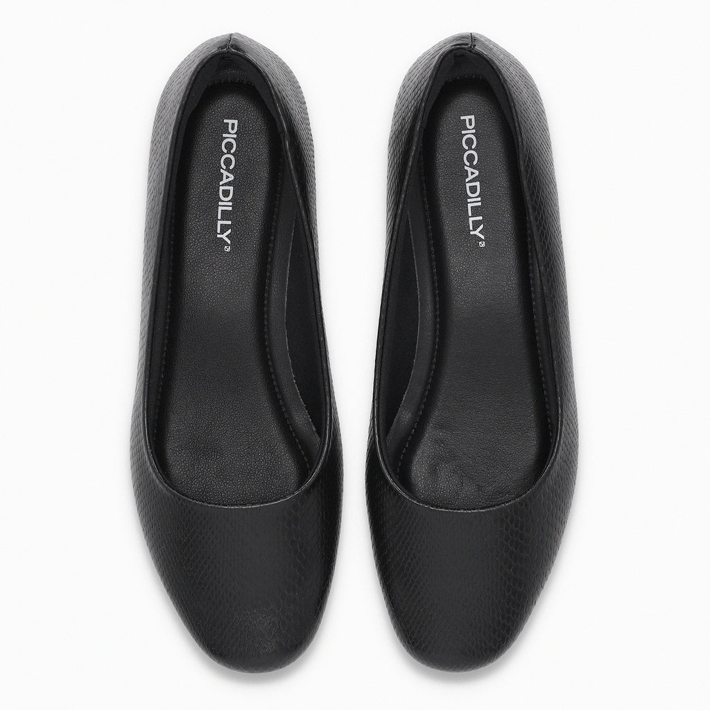 Ballerina Mujer Negro/Snake Raquel Piccadilly