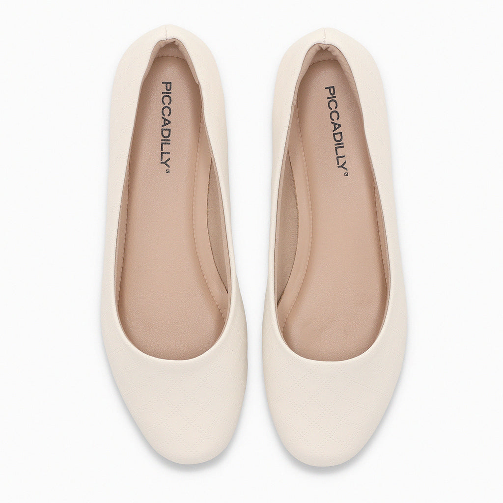 Ballerina Mujer Crema Raquel Piccadilly