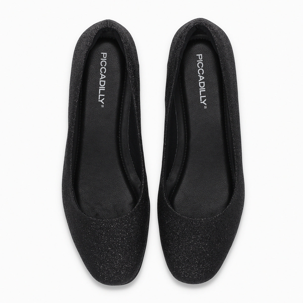 Ballerina Mujer Negro/Glitter Raquel Piccadilly