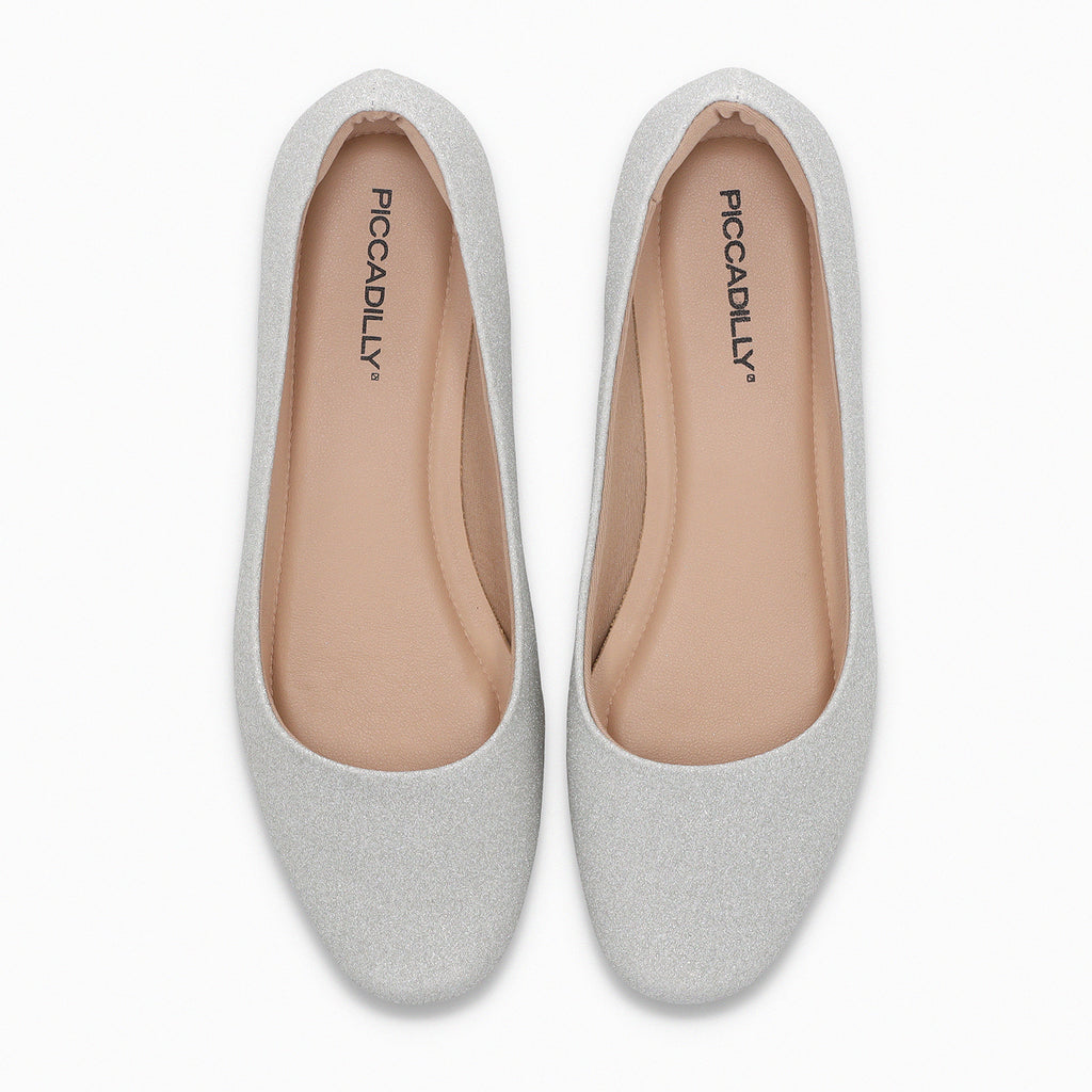 Ballerina Mujer Plata/Glitter Raquel Piccadilly