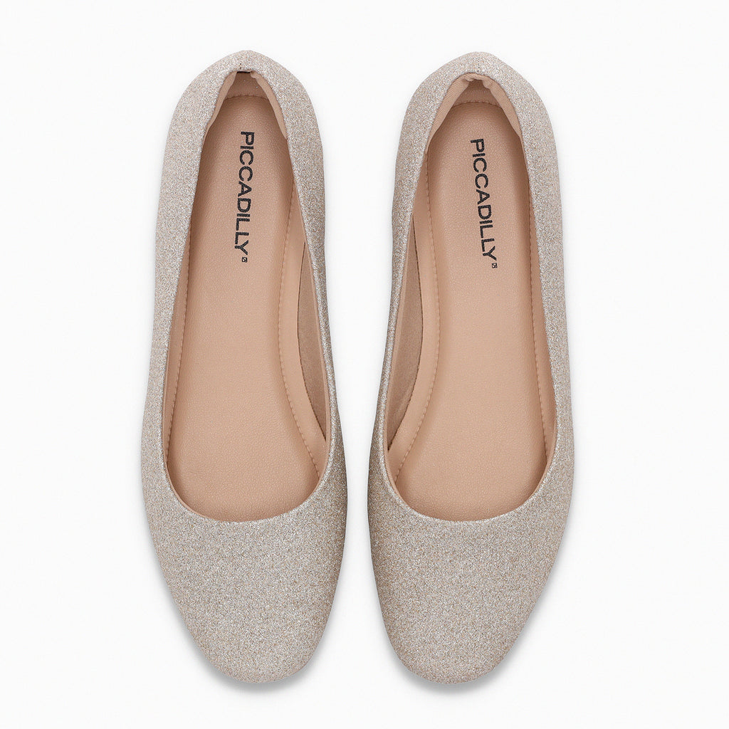 Ballerina Mujer Champagne/Glitter Raquel Piccadilly
