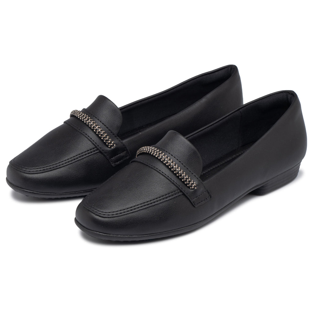 Mocasin Mujer Negro Raquel Piccadilly
