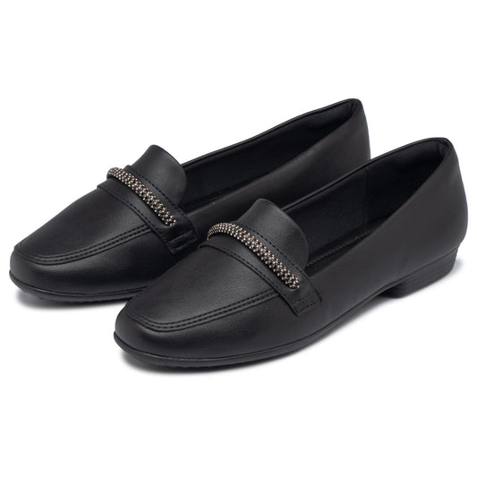 Mocasin Mujer Negro Raquel Piccadilly