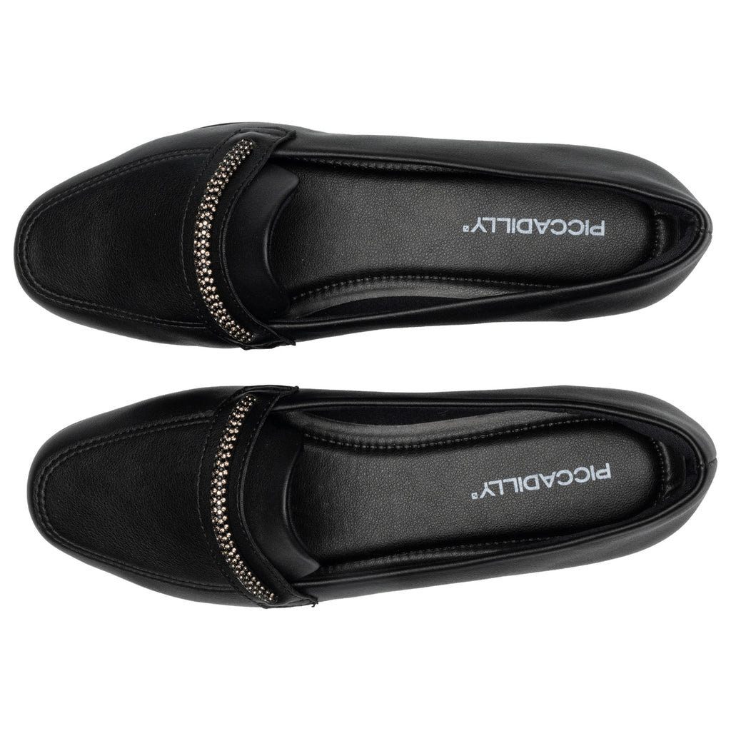 Mocasin Mujer Negro Raquel Piccadilly