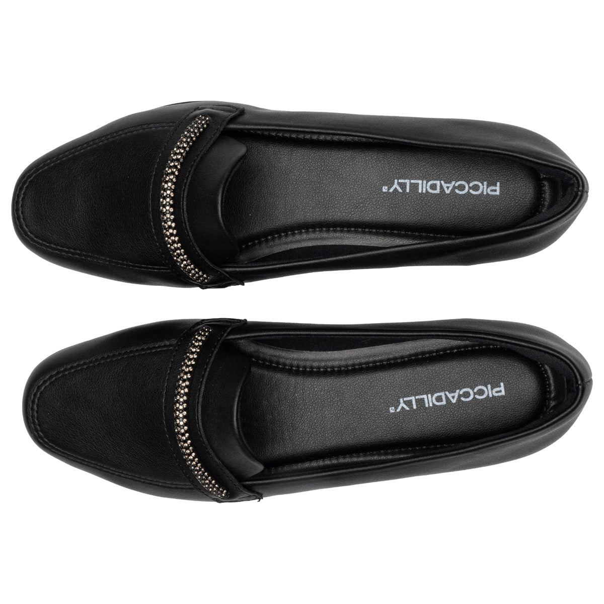 Mocasin Mujer Negro Raquel Piccadilly