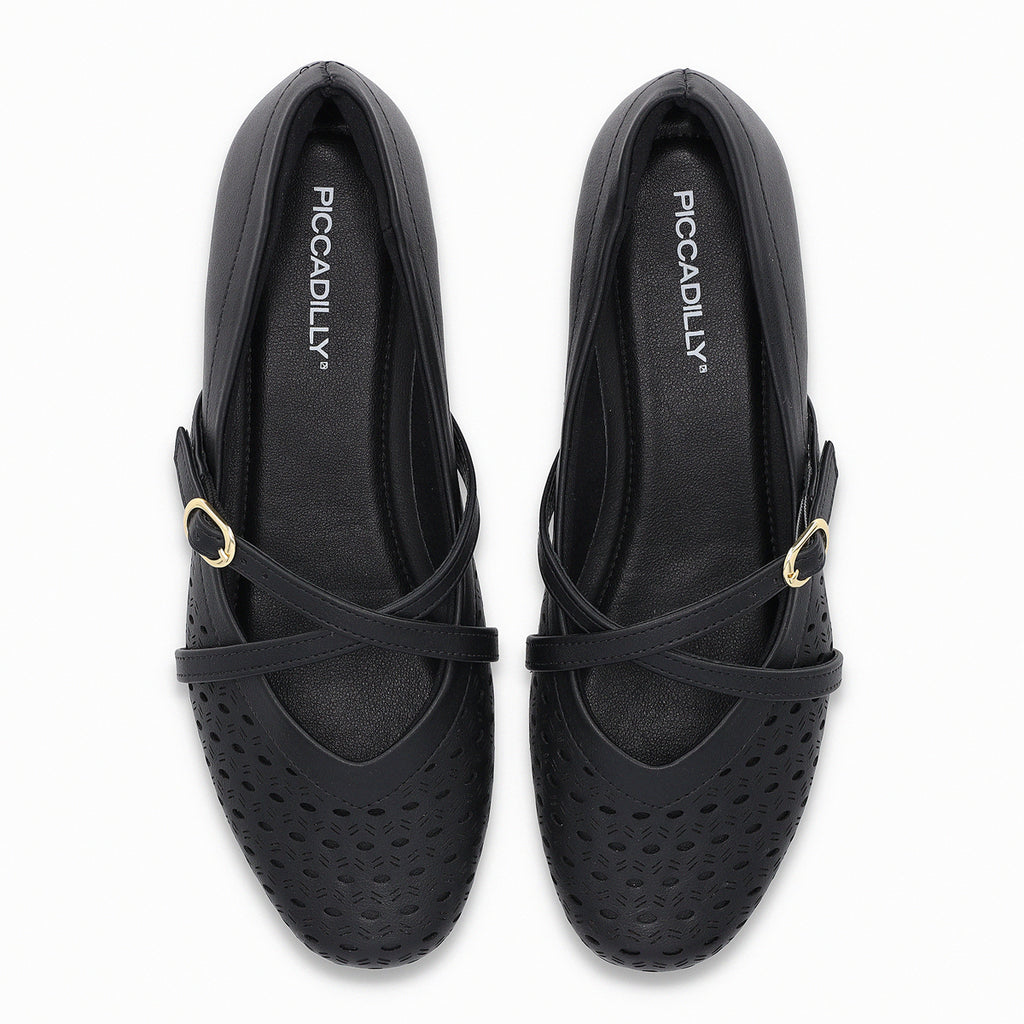 Ballerina Mujer Negro Boneca Raquel Piccadilly