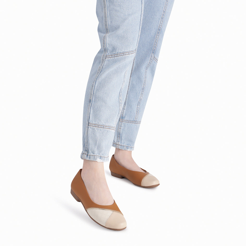 Ballerina Mujer Nude/Ocre Raquel Piccadilly