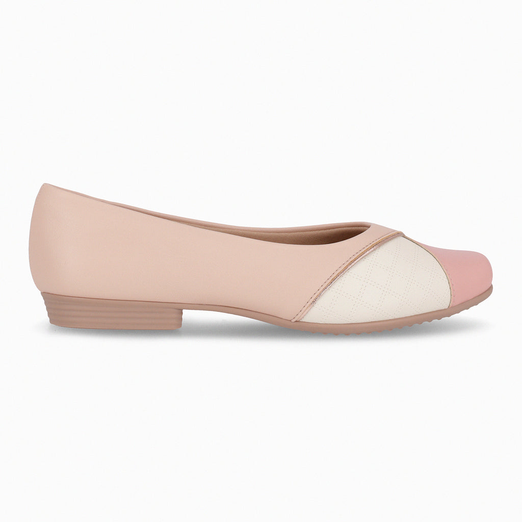 Ballerina Mujer Rosado/Blanco Raquel Piccadilly