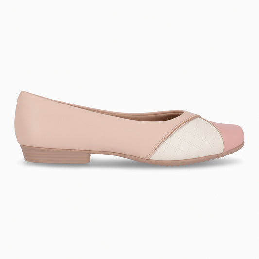Ballerina Mujer Rosado/Blanco Raquel Piccadilly