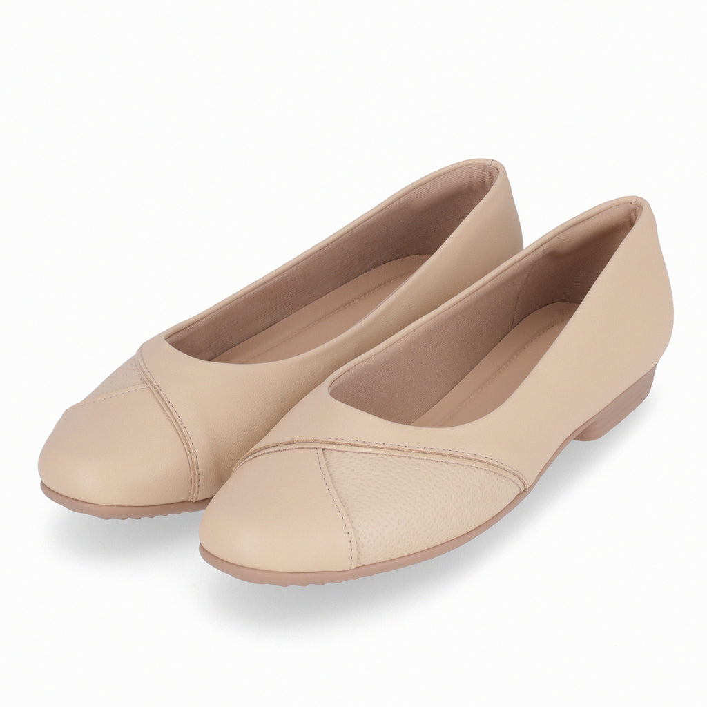 Ballerina Mujer Beige Raquel Piccadilly