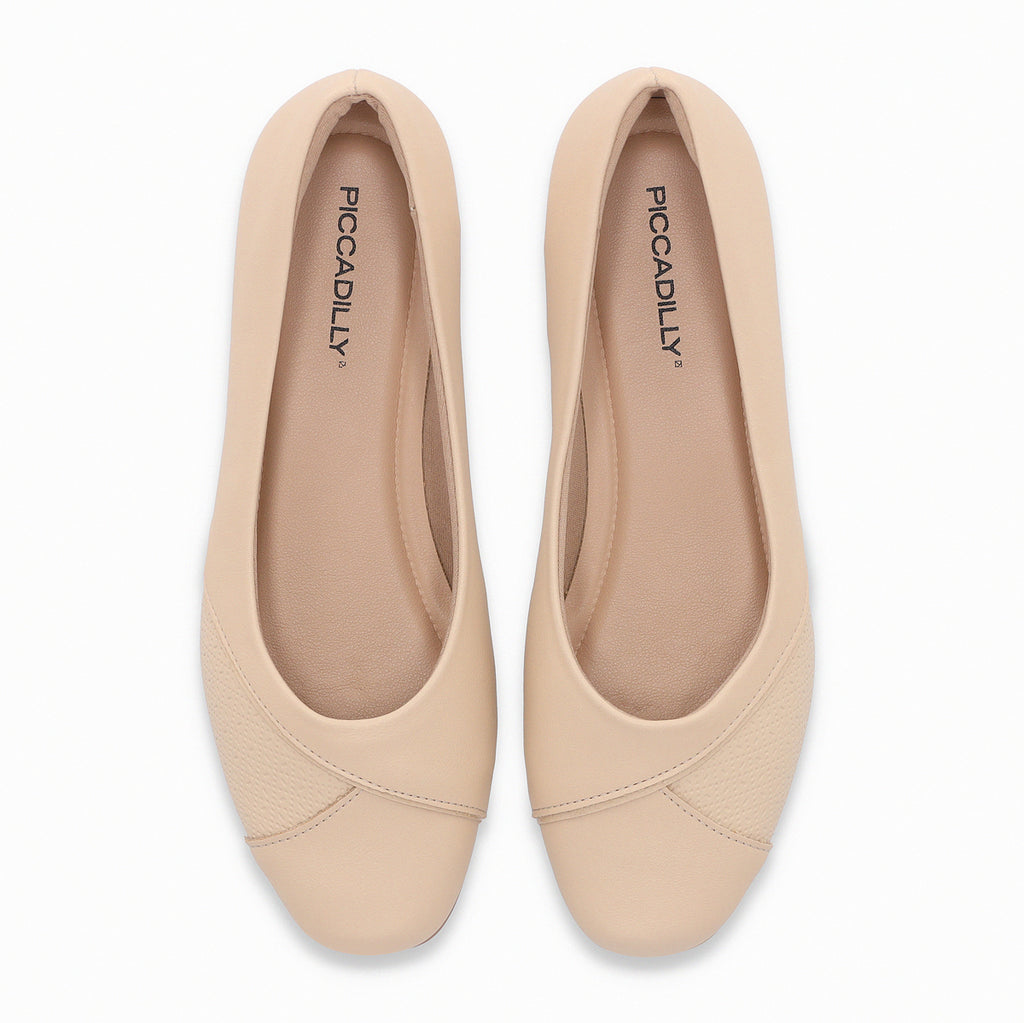 Ballerina Mujer Beige Raquel Piccadilly