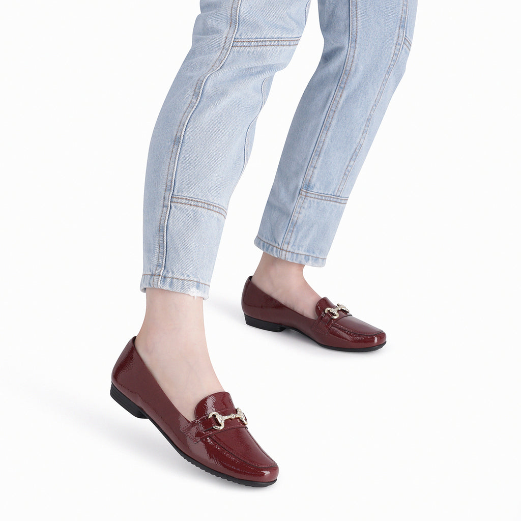 Mocasin Mujer Burdeo Raquel Piccadilly