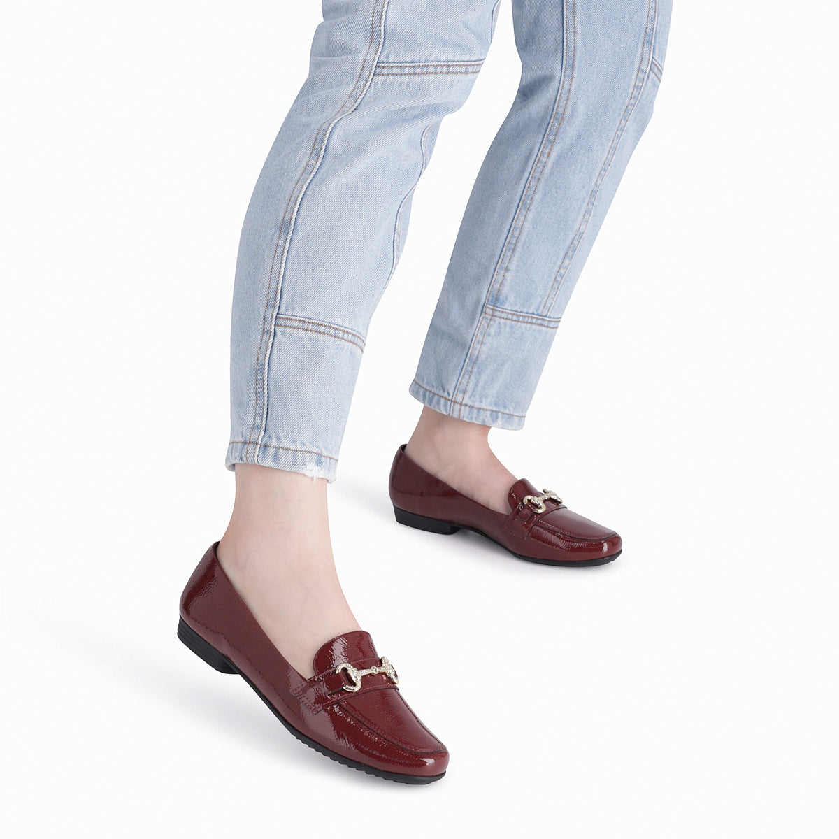 Mocasin Mujer Burdeo Raquel Piccadilly