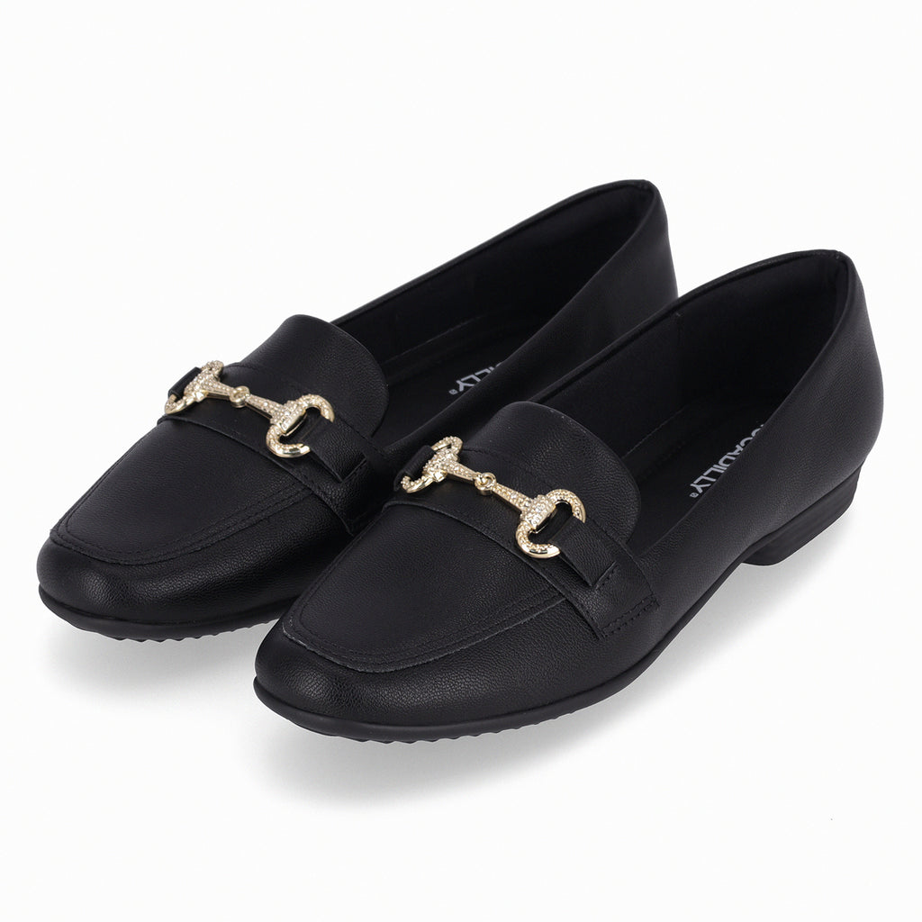 Mocasin Mujer Negro Raquel Piccadilly