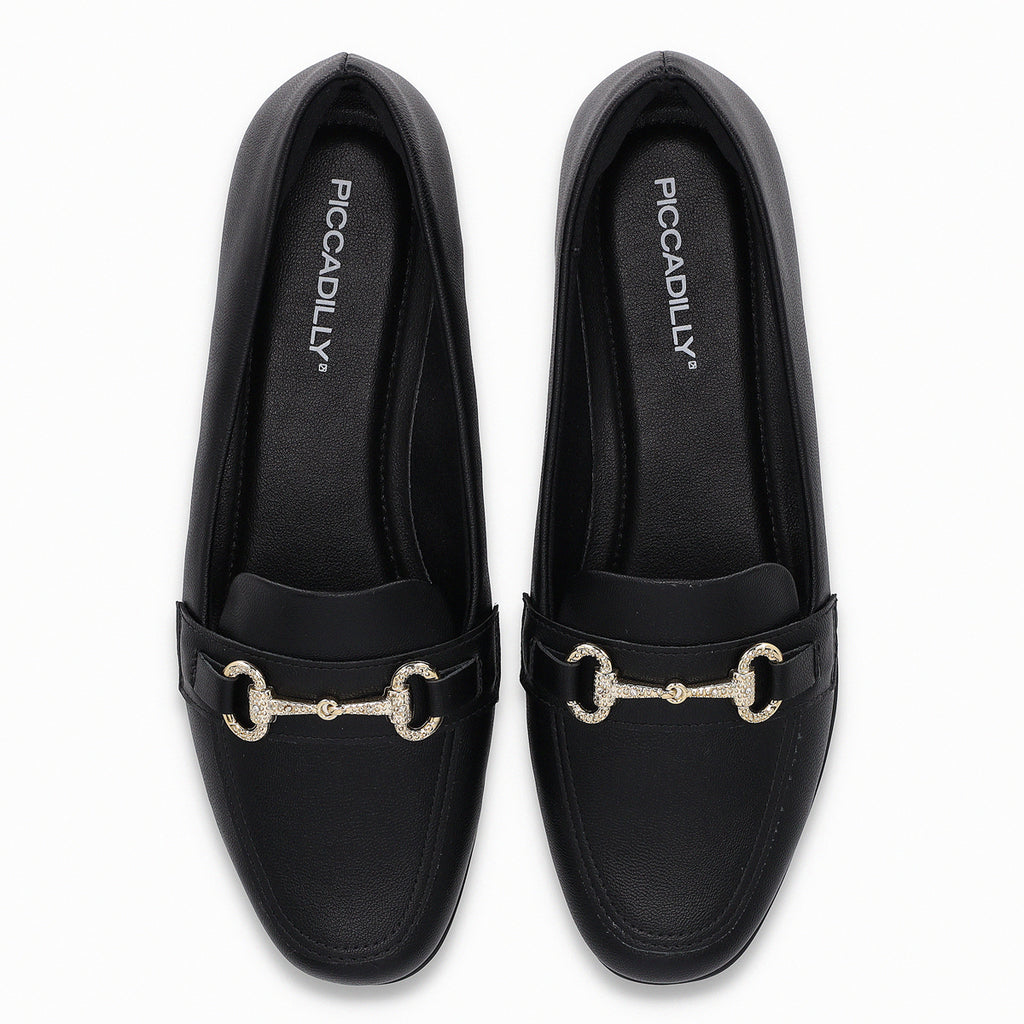 Mocasin Mujer Negro Raquel Piccadilly