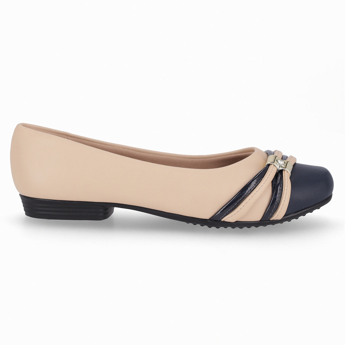 Ballerina Mujer Beige/Azul Raquel Piccadilly
