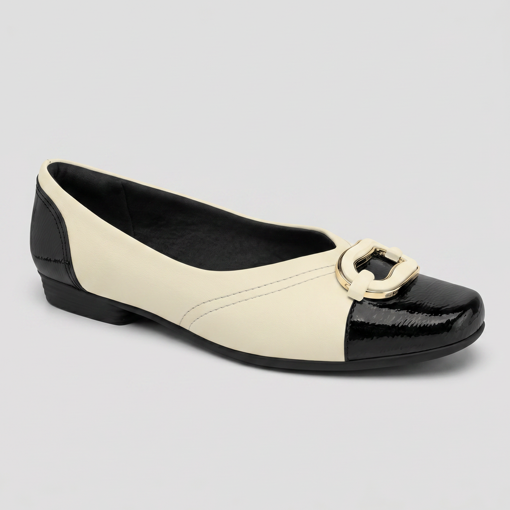 Ballerina Mujer Negro/Blanco Raquel 73 Piccadilly