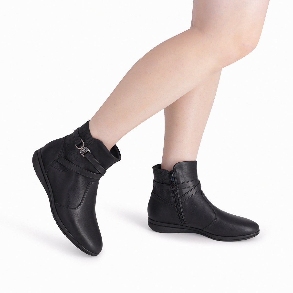 Botin Mujer Negro Sandy Piccadilly
