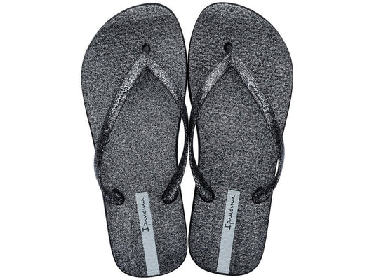 Sandalia Mujer Negro Glitter Fem Ipanema