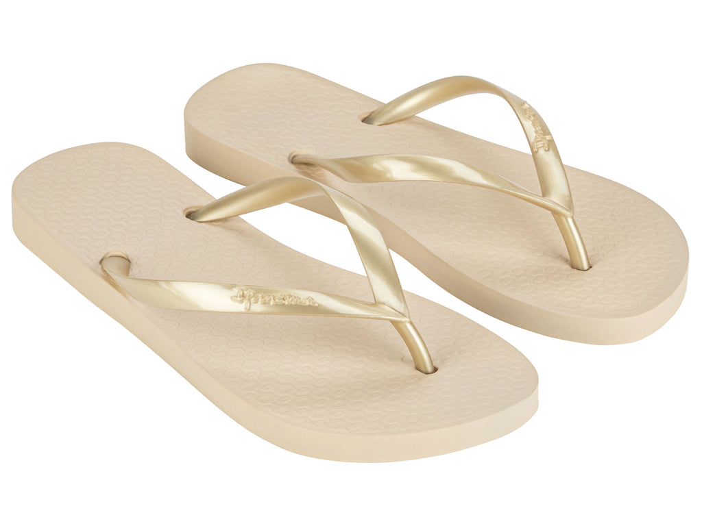 Sandalia Mujer Beige/Dorado Calssica Ipanema